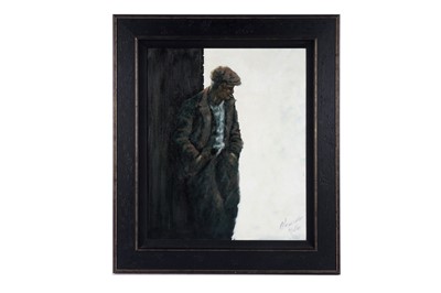 Lot 704 - Alexander Millar - Holding up the Wall | oil