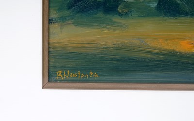 Lot 546 - Robert Newton - Morning Light On Trees | oil