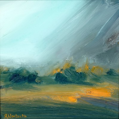 Lot 546 - Robert Newton - Morning Light On Trees | oil