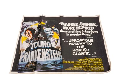 Lot 252 - Young Frankenstein, 1974: British Quad film poster
