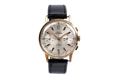 Lot 293 - A Swiss Emperor chronograph wristwatch