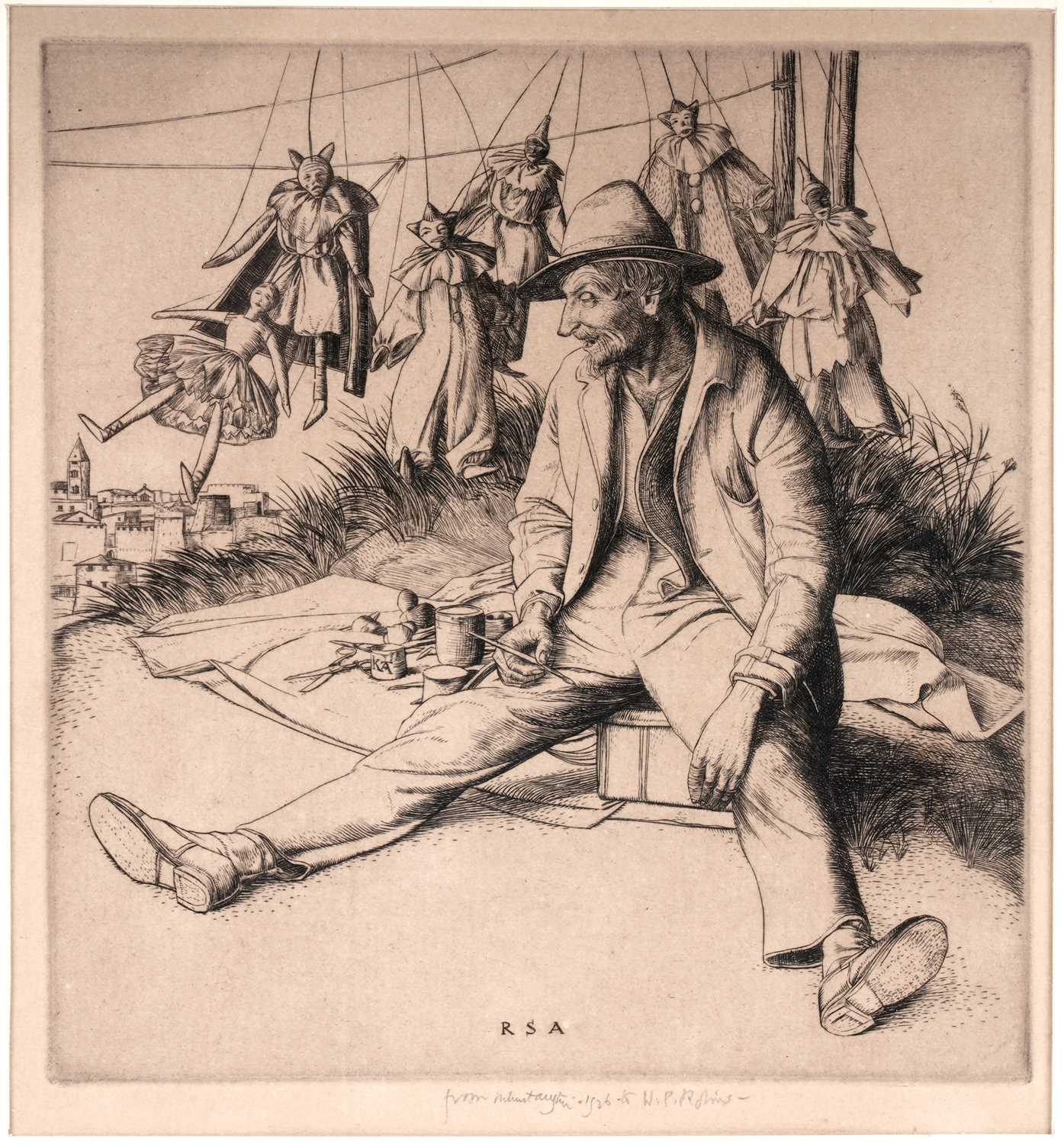 Lot 29 - Robert Sargent Austin - The Puppet Master | engraving