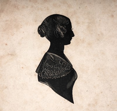 Lot 84 - (Crime Interest /Local History) Portrait of victim Rachel Belany | wood engraving