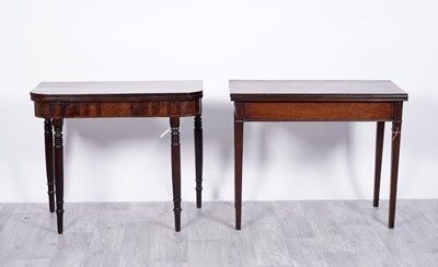 Lot 68 - A George III mahogany tea table