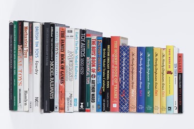 Lot 917 - A collection of books relating to toys and toy collecting