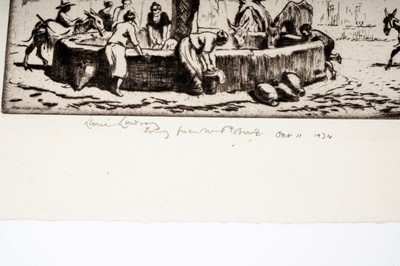 Lot 26 - Lionel Arthur Lindsay - Antequera and Toledo | etchings