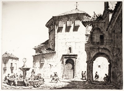 Lot 26 - Lionel Arthur Lindsay - Antequera and Toledo | etchings