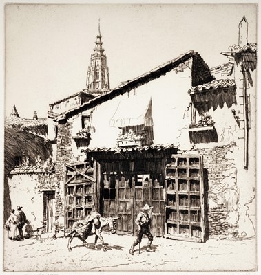 Lot 26 - Lionel Arthur Lindsay - Antequera and Toledo | etchings
