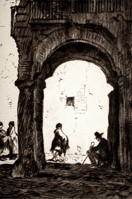 Lot 26 - Lionel Arthur Lindsay - Antequera and Toledo | etchings