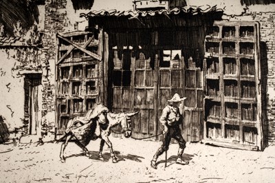 Lot 26 - Lionel Arthur Lindsay - Antequera and Toledo | etchings
