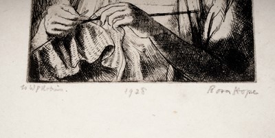 Lot 27 - Rosa Somerville Hope - Three female studies | etchings