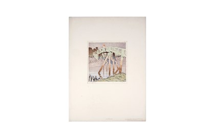 Lot 4 - Sylvan G. Boxsius - At Walberswick | woodcut