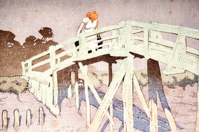 Lot 4 - Sylvan G. Boxsius - At Walberswick | woodcut