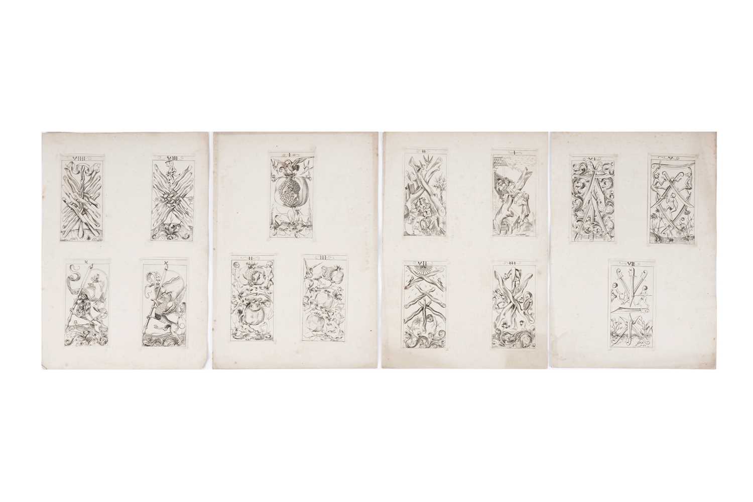 Lot 19 - Fourteen 'Trappola' or 'Tarot' cards