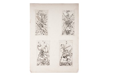 Lot 19 - Fourteen 'Trappola' or 'Tarot' cards