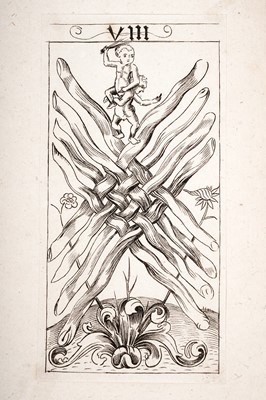 Lot 19 - Fourteen 'Trappola' or 'Tarot' cards