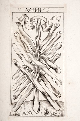 Lot 19 - Fourteen 'Trappola' or 'Tarot' cards