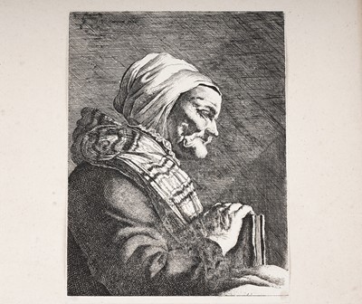 Lot 21 - A collection of 16th Century and later mounted engravings and etchings