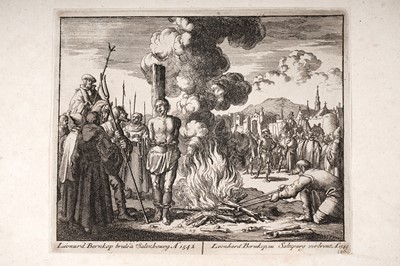 Lot 21 - A collection of 16th Century and later mounted engravings and etchings