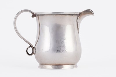 Lot 56 - A Scottish provincial silver cream jug