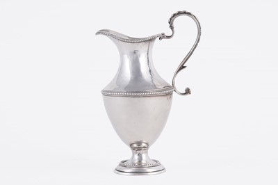 Lot 57 - A Scottish provincial silver cream jug