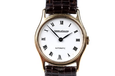 Lot 446 - Jaeger-LeCoultre: an 18ct yellow gold cased automatic lady's wristwatch