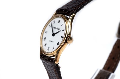 Lot 446 - Jaeger-LeCoultre: an 18ct yellow gold cased automatic lady's wristwatch