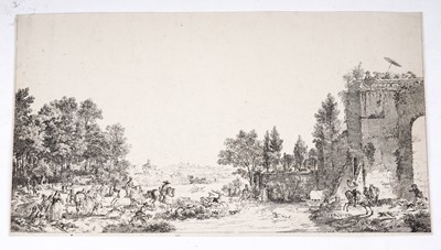 Lot 20 - A collection of 16th Century and later mounted engravings and etchings