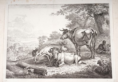 Lot 20 - A collection of 16th Century and later mounted engravings and etchings
