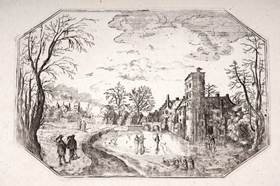Lot 20 - A collection of 16th Century and later mounted engravings and etchings
