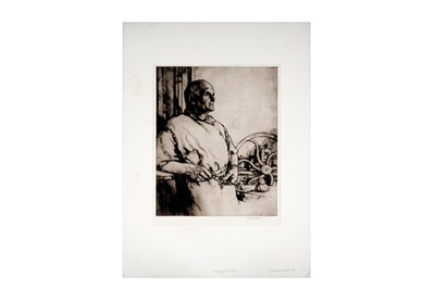 Lot 2 - Malcolm Osborne - Portrait of W.P. Robins | etching