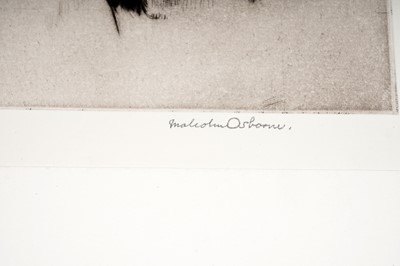 Lot 2 - Malcolm Osborne - Portrait of W.P. Robins | etching