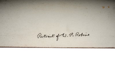 Lot 2 - Malcolm Osborne - Portrait of W.P. Robins | etching