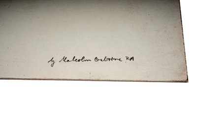 Lot 2 - Malcolm Osborne - Portrait of W.P. Robins | etching