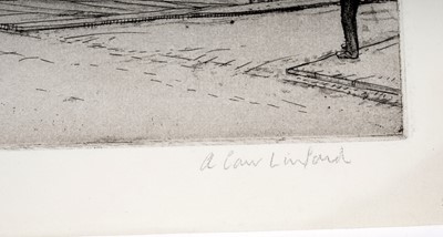 Lot 52 - Alan Carr Linford - Four landscape etchings