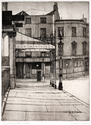 Lot 52 - Alan Carr Linford - Four landscape etchings