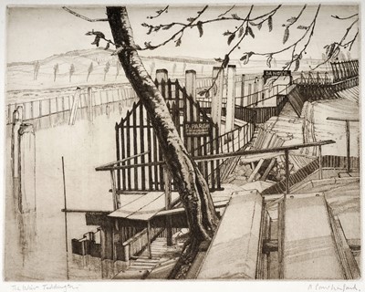 Lot 52 - Alan Carr Linford - Four landscape etchings