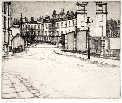 Lot 52 - Alan Carr Linford - Four landscape etchings
