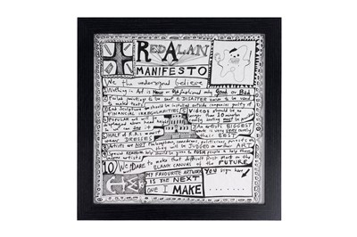 Lot 610 - Sir Grayson Perry CBE RA - Red Alan Manifesto | print on tissue