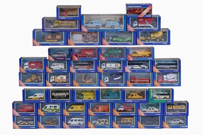 Lot 821 - A collection of forty-nine boxed Corgi diecast ‘Working Features’ vehicles