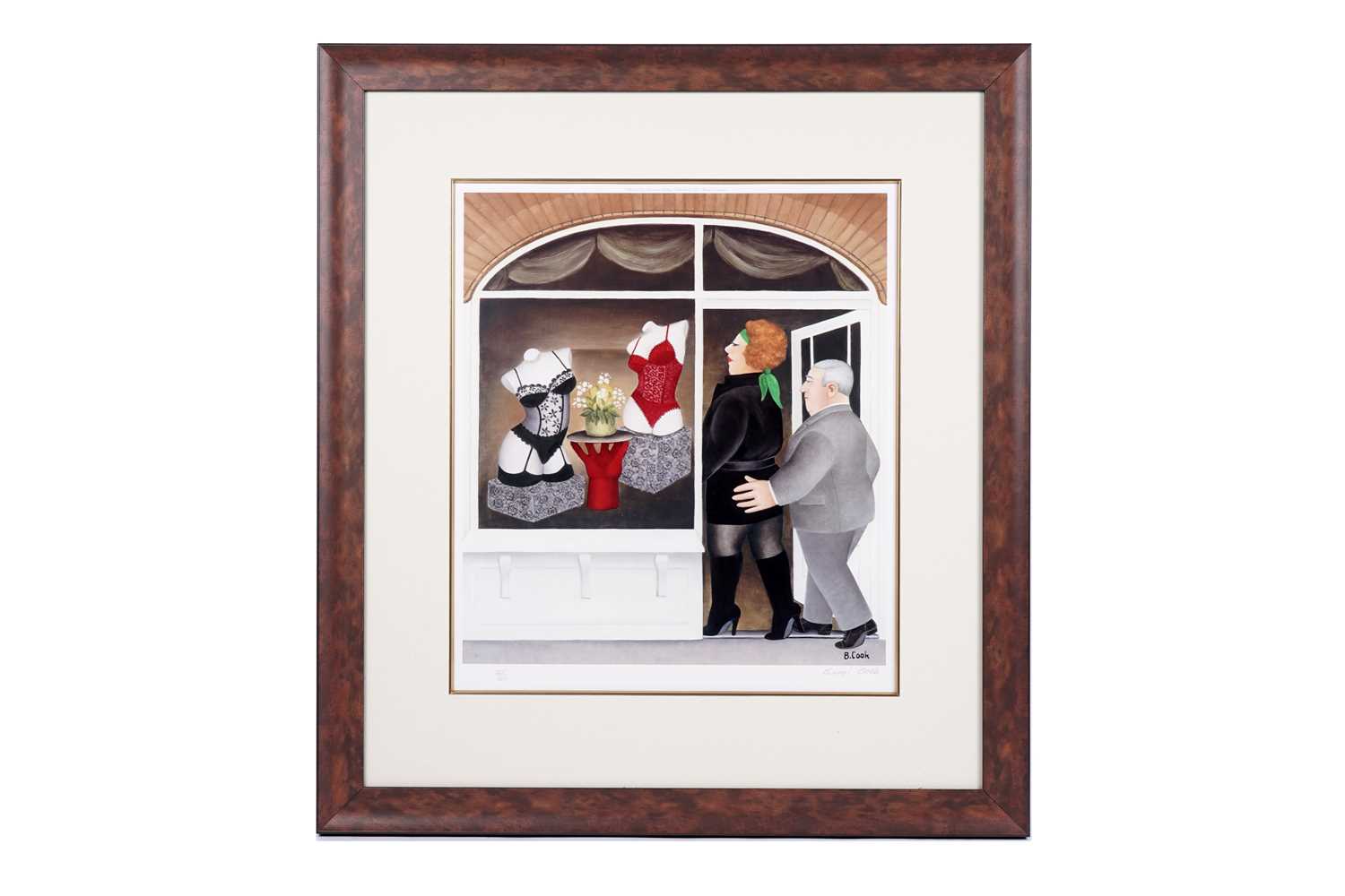 Lot 571 - Beryl Cook - Lingerie Shop | limited edition print