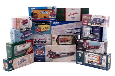 Lot 823 - A collection of fifteen boxed Corgi diecast vehicles