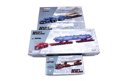 Lot 826 - Three boxed Corgi diecast limited edition ‘Heavy Haulage’ box sets