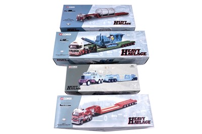 Lot 827 - Four boxed Corgi diecast limited edition ‘Heavy Haulage’ box sets