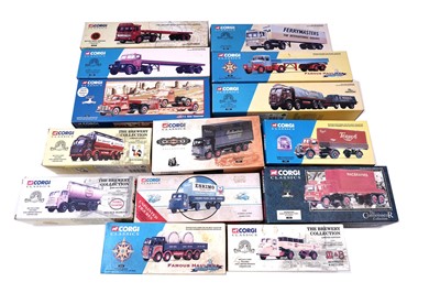 Lot 829 - A collection of fourteen boxed Corgi ‘Classics’ diecast vehicles