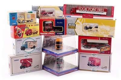 Lot 840 - A collection of twelve boxed Corgi diecast vehicles