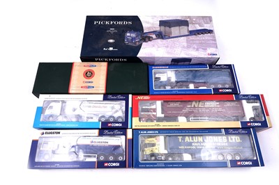 Lot 841 - A collection of seven boxed Corgi diecast commercial vehicles