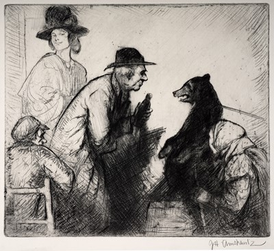 Lot 16 - John Henry Amshewitz | Six figural studies | etchings