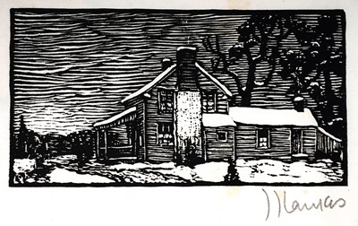 Lot 49 - A selection of seven relief prints