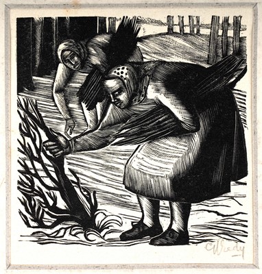Lot 49 - A selection of seven relief prints